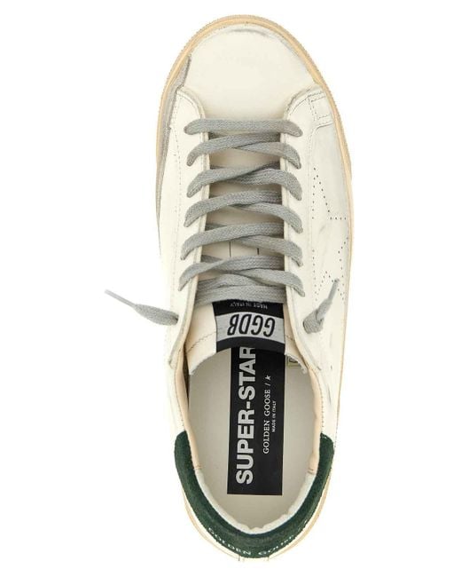 Golden Goose Deluxe Brand Green Superstar Sneakers for men