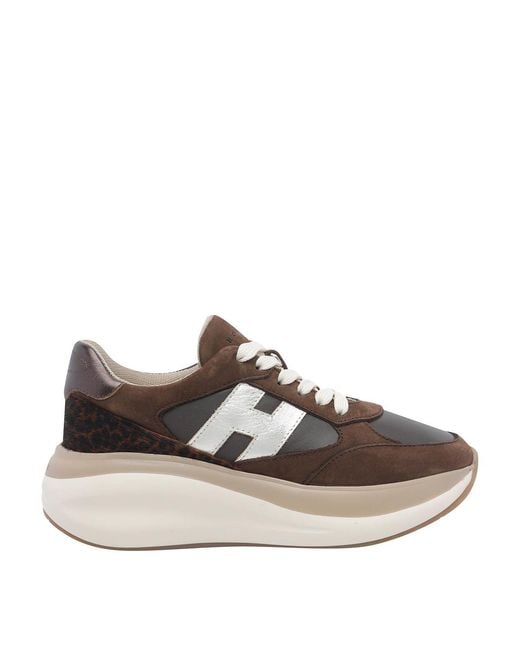 Hogan Brown H714 Sneakers