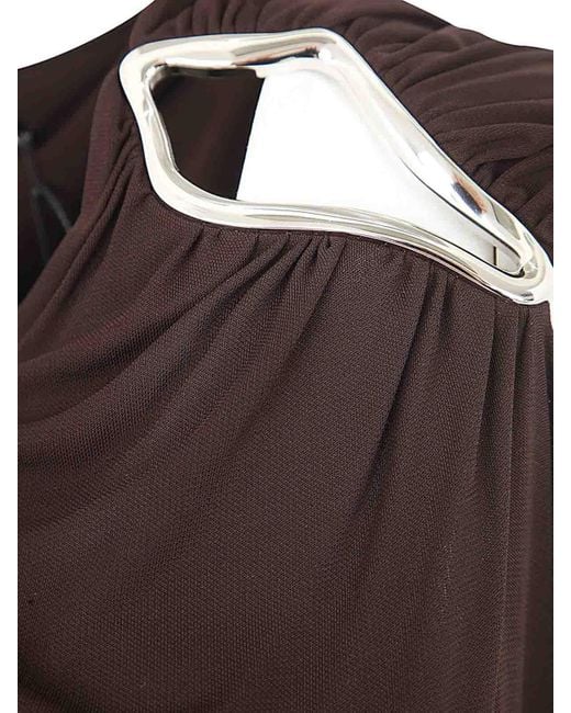 Lanvin Brown Long Dresses