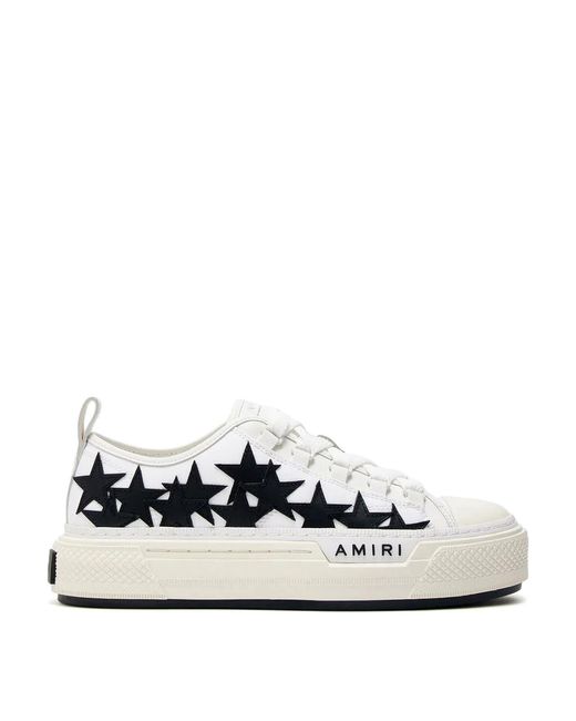Amiri White Stars Court Low Sneakers