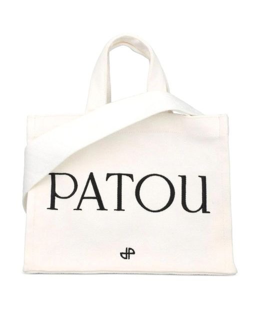 Patou Natural Small Tote Bag