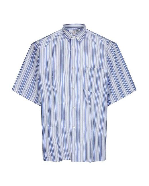 COMME DES GARÇONS PLAY Blue Shirt Woven for men