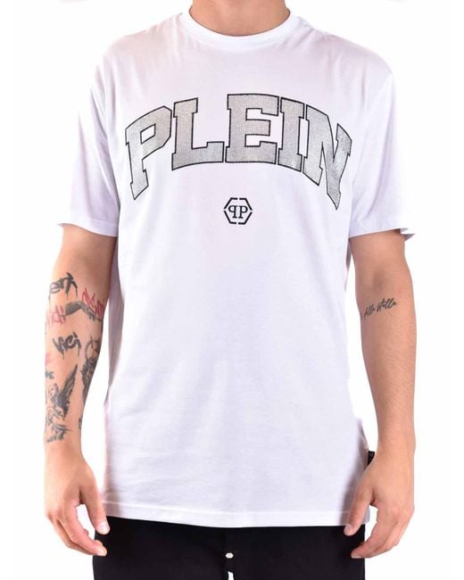 Philipp Plein White T-Shirt for men