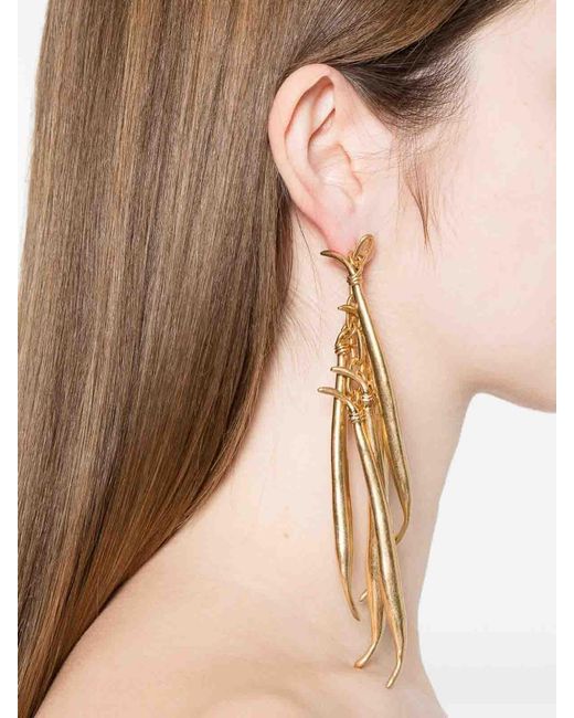 Jacquemus Metallic Haricots Earrings