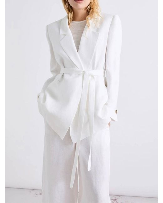 Marella White Blazer