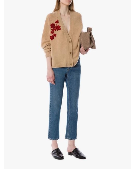 Alberta Ferretti Natural Sweaters