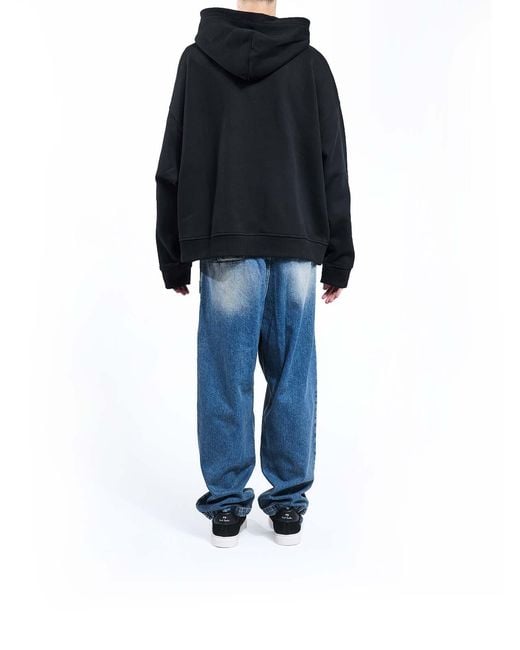 Versace Jeans Couture Blue Butterfly Hoodie for men
