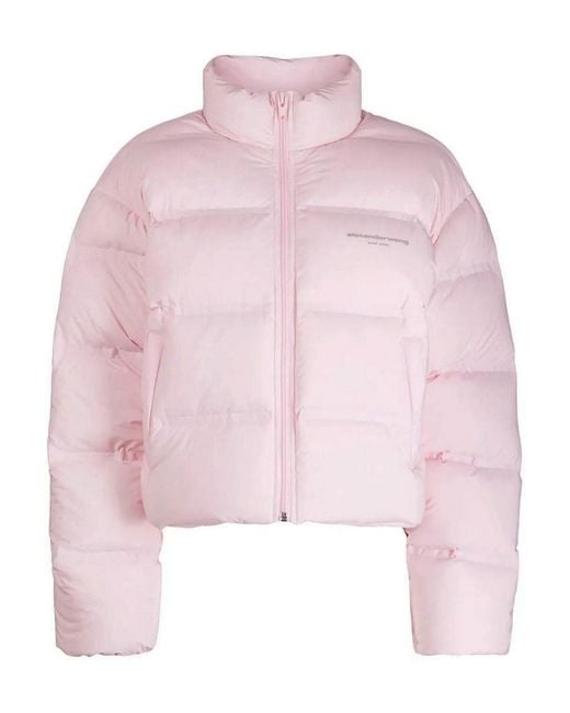 Alexander Wang Pink Jacket With Logo