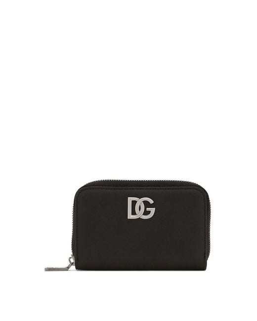 Dolce & Gabbana Black Leather Wallet for men
