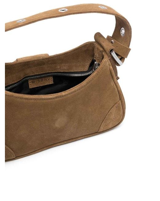 M I S B H V Brown Small Tote Bag