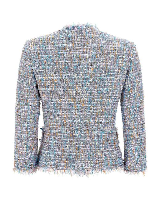 Tagliatore Blue Tweed Blazer
