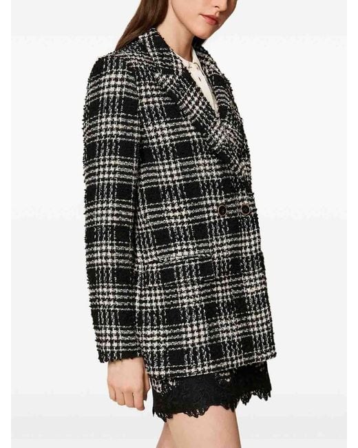 Twinset Black Checked Blazer