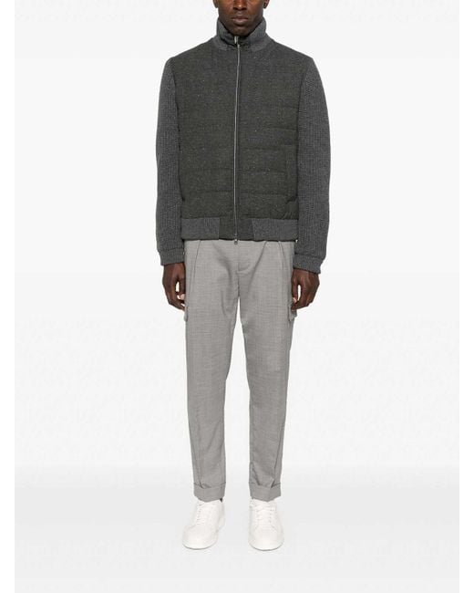 Herno Gray Piumino Bomber for men