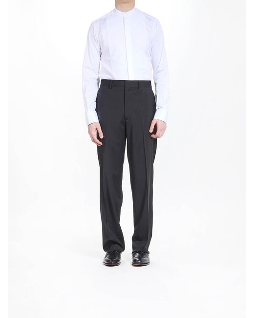 Moschino Blue Full Trousers for men