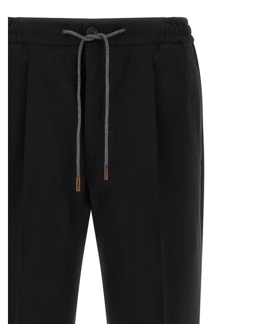 Incotex Black Modello 78 Pants for men