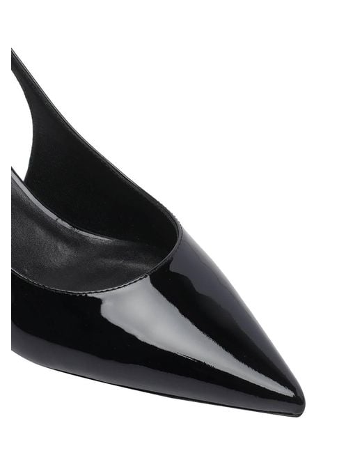Stuart Weitzman Black Stuartini Slingback
