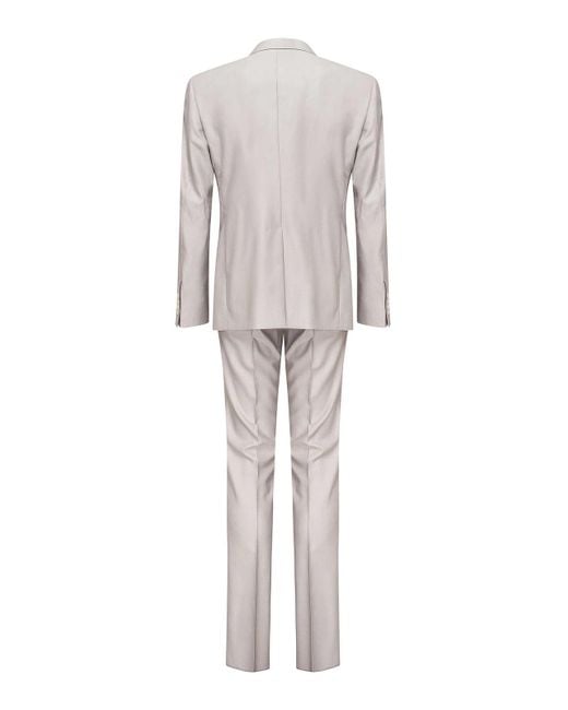Dolce & Gabbana Multicolor Wool And Silk Suit for men