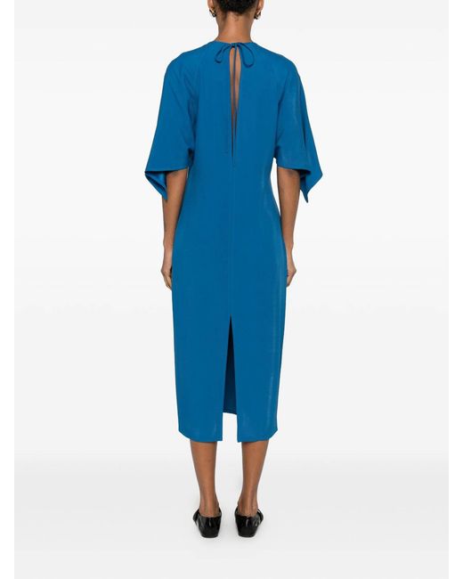Stella McCartney Blue Round Neck Dress