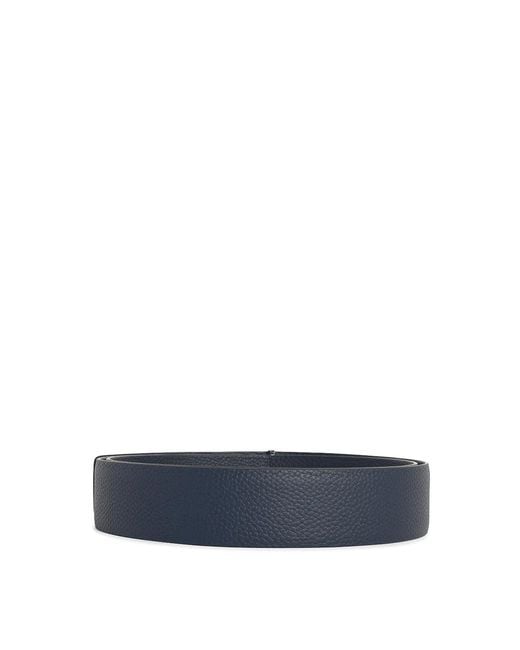 Tom Ford Blue Reversible Leather Belt for men