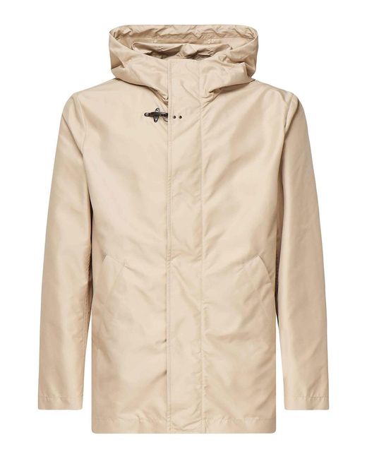 Fay Natural Short Parka for men