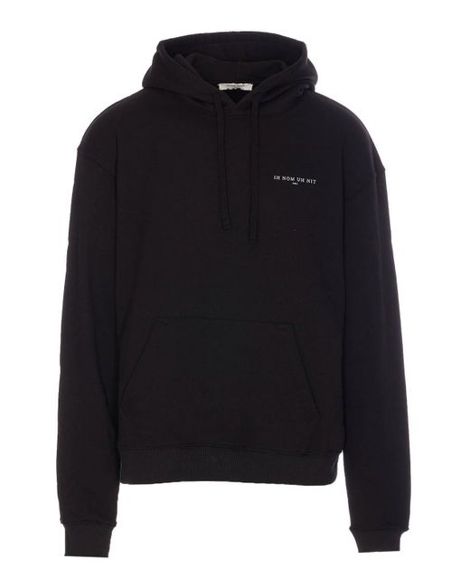 Ih Nom Uh Nit Black W Mask Authentic Hoodie for men