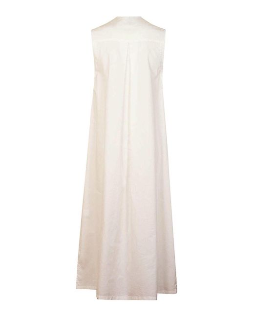 Yohji Yamamoto White Cotton Dress