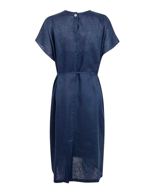 Liviana Conti Blue Asimina Midi Dress