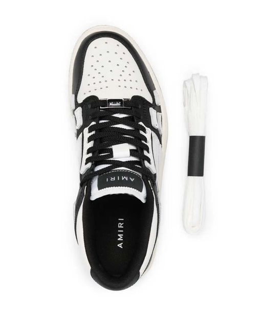 Amiri White Skel Top Low Sneakers