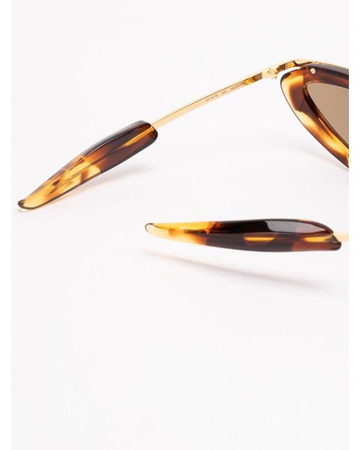 Bottega Veneta Natural 'Cat Eye' Sunglasses