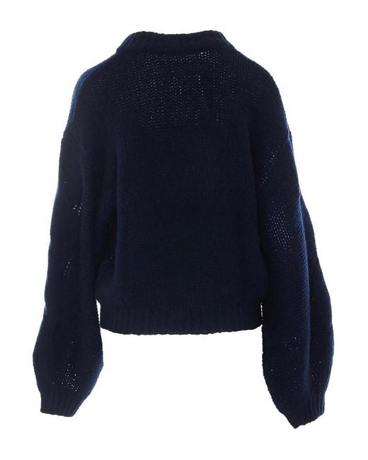 Lisa Yang Blue Runi Sweater