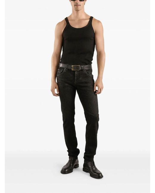 Dolce & Gabbana Black Pants for men