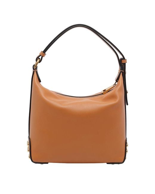 Tod's Brown Mini Leather Bucket Bag