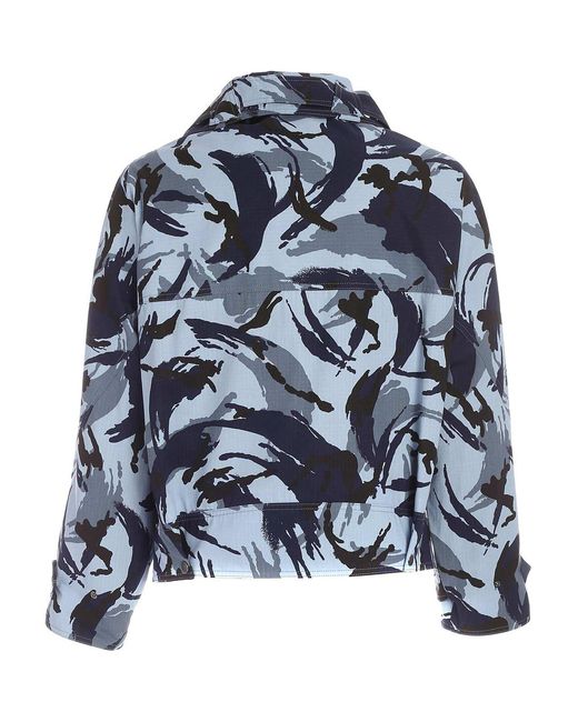 KENZO Blue Tropic Camo Jacket for men