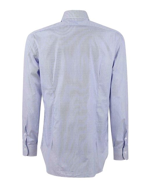 Barba Napoli Blue Shirt for men