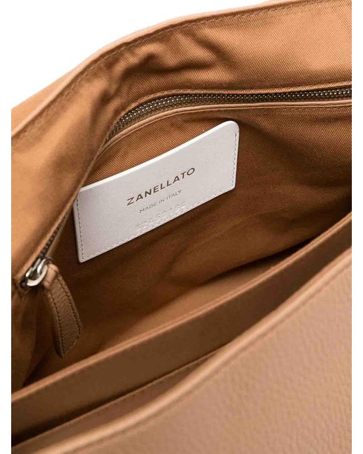Zanellato Natural Postina Medium Tote Bag