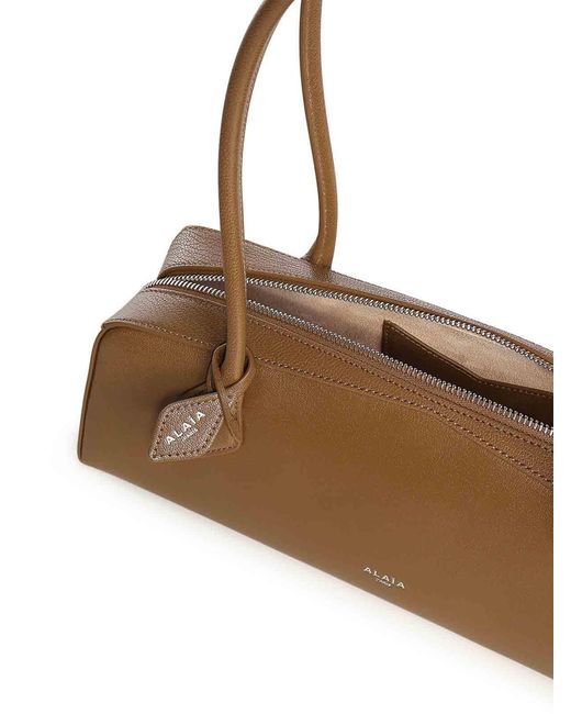 Alaïa Metallic Le Teckel Medium Leather Shoulder Bag