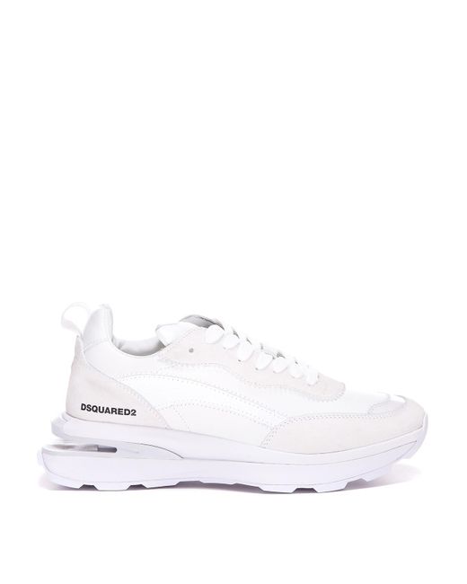 DSquared² White Slash Sneakers for men