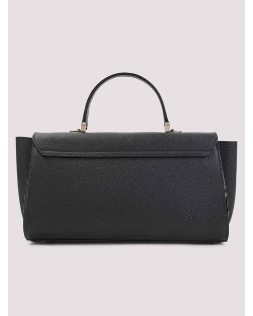 Borsa Editore Iside di Valextra in Black