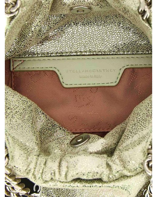Stella McCartney Natural Falabella Mini Drawstring Handbag
