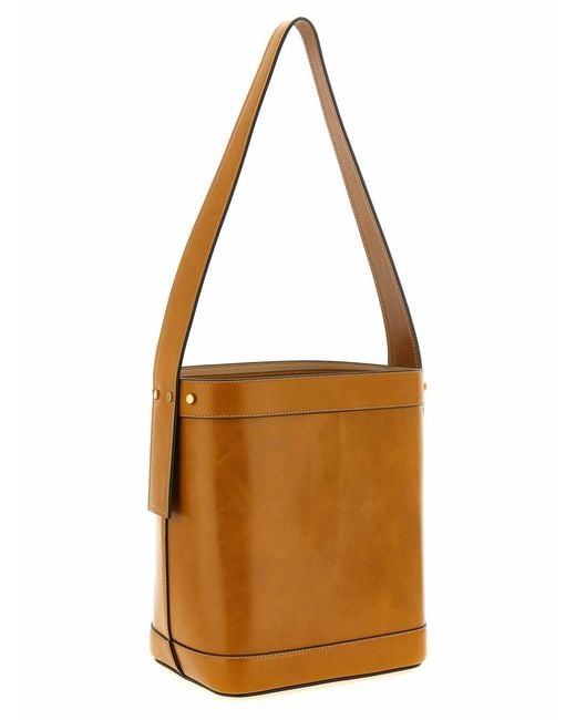 Borsa A Secchiello Piccola di Versace in White