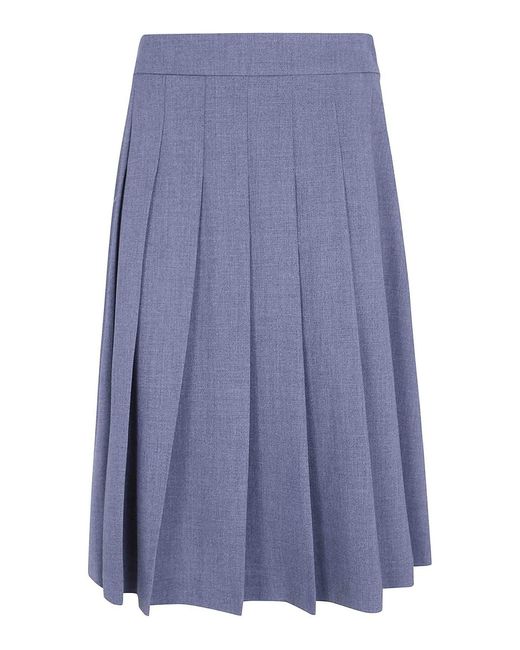 DR. HOPE Blue Classic Skirt
