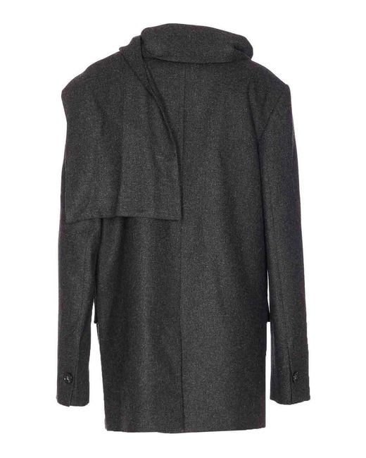 Totême Black Scarf Blazer