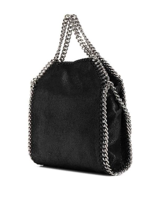 Stella McCartney Black Falabella Tiny Crossbody Bag