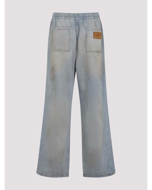 Amiri Gray Relaxed Baggy Jeans for men
