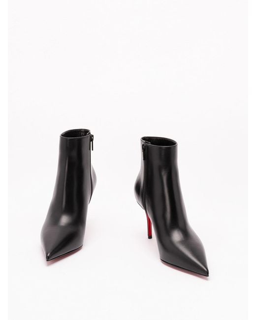Christian Louboutin Black 'Miss Z 80' Boots