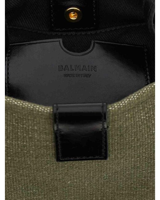 Balmain Green Release Bucket Bag