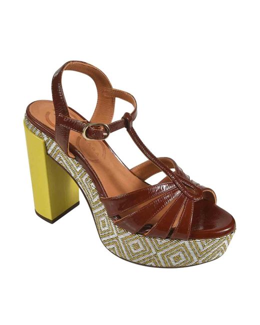 Chie Mihara Brown Junni Sandals
