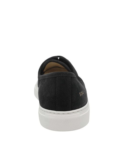 Common Projects Black Four Hole Sneakers for men