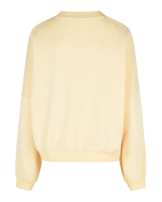 Marni Metallic Ivory Cotton Sweatshirt