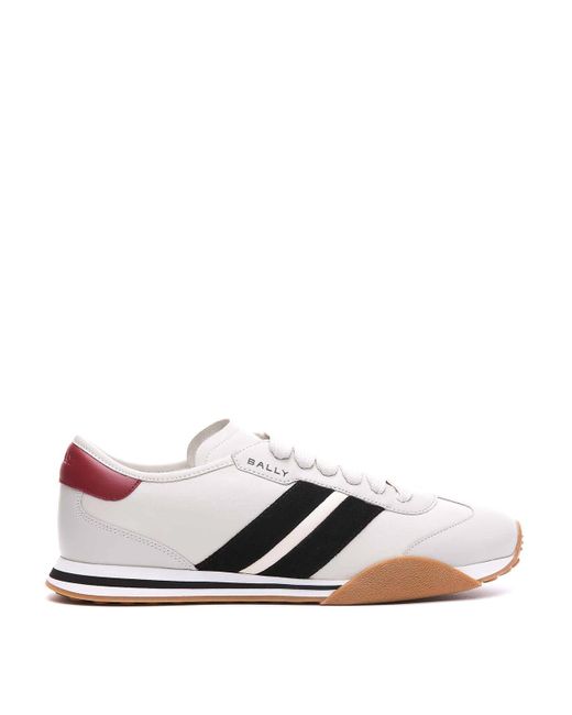 Bally White Low-top Leather Sneakers for men